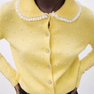 Zara collar cardigan